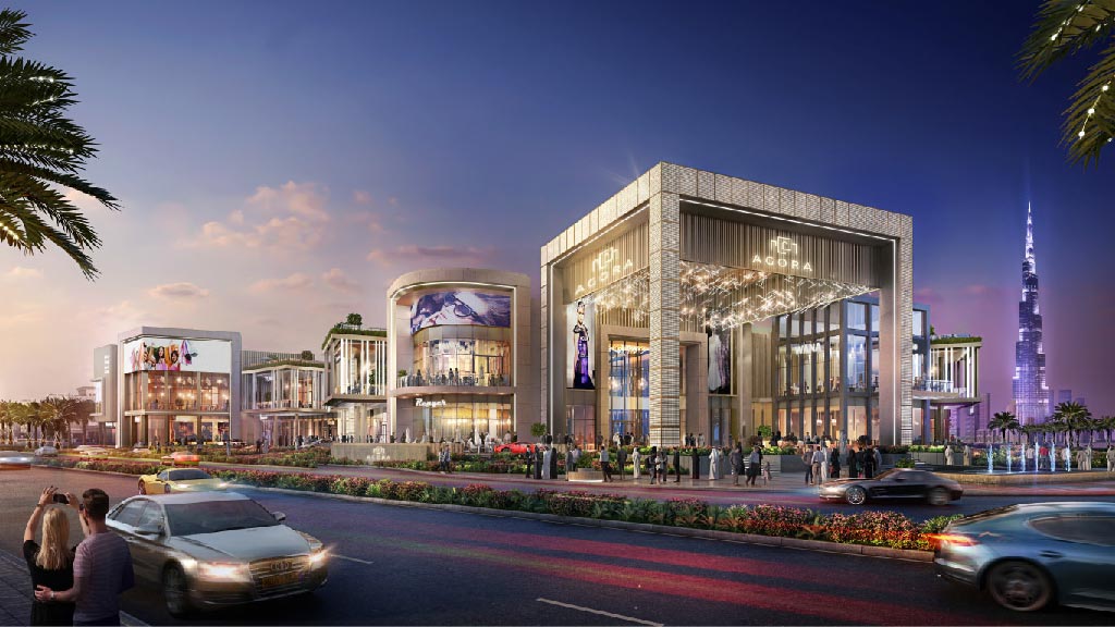 Landscape and Road works for Agora Mall at Jumeirah First