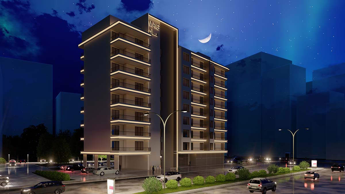 B+G+8 Residential Building of MAG City project at MBR District 7 at Meydan